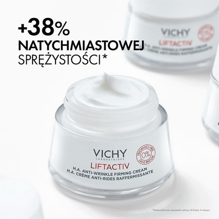 Vichy Liftactiv H.A. przeciwzmarszczkowy krem ujędrniający z kwasem hialuronowym bezzapachowy 50 ml