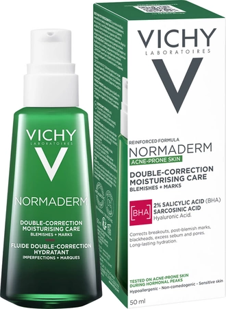 Vichy Normaderm Krem przeciw niedoskonałościom o podwójnym działaniu 50 ml