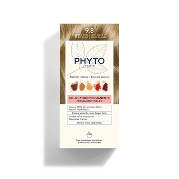 Phyto Color Farba do włosów 9.8 BARDZO JASNY BEŻOWY BLOND 1 opakowanie