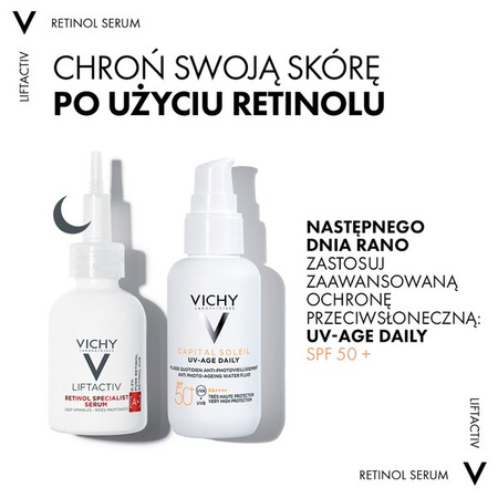 Vichy Liftactiv Retinol Specialist Serum redukujące zmarszczki na noc 30 ml