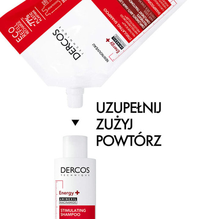 Vichy Dercos Energy Szampon wzmacniający 500 ml OPAKOWANIE UZUPEŁNIAJĄCE