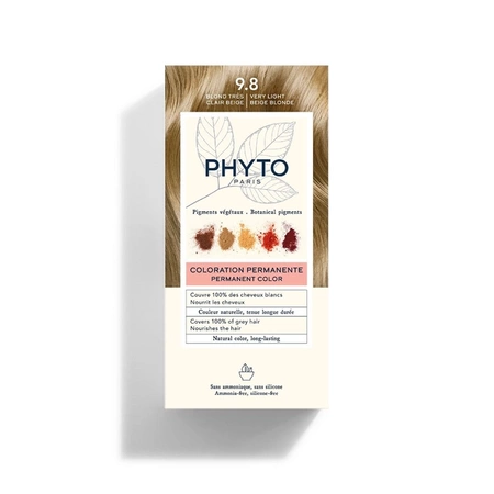 Phyto Color Farba do włosów 9.8 BARDZO JASNY BEŻOWY BLOND 1 opakowanie