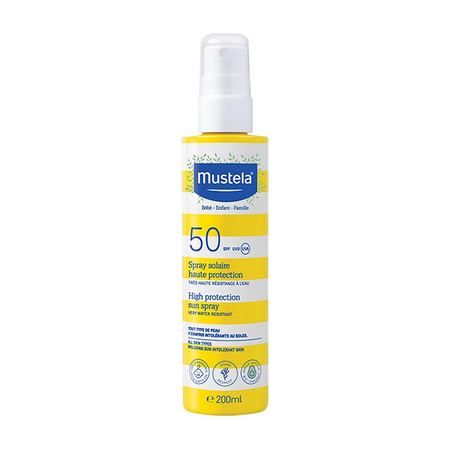 Mustela Bebe-Enfant Spray przeciwsłoneczny bardzo wysoka ochrona SPF50+ 200 ml
