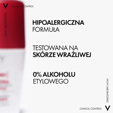 VICHY ANTYPERSPIRANT CLINICAL CONTROL 96H przeciw nadmiernej potliwości 50 ml
