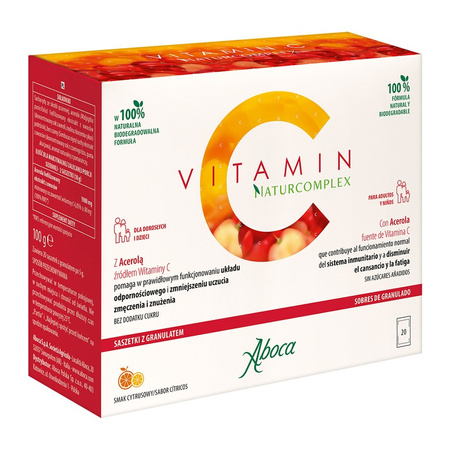 Vitamin C Naturcomplex 20 saszetek z granulkami