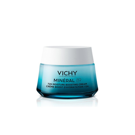Vichy Mineral 89 Krem nawilżająco-odbudowujący 72h lekki 50 ml