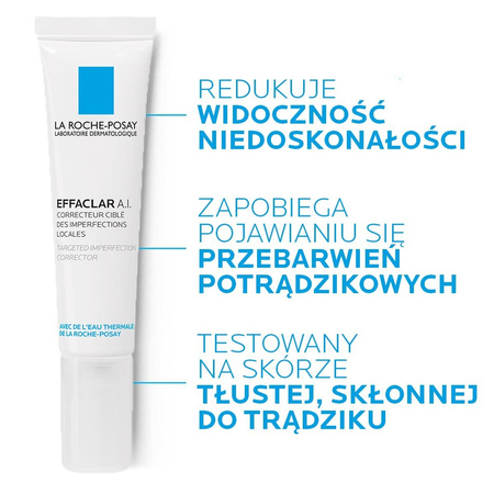 La Roche-Posay Effaclar A.I. Krem na punktowe zmiany trądzikowe 15 ml