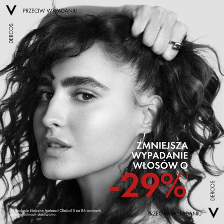 Vichy Dercos Aminexil Clinical 5  Kuracja przeciw wypadaniu włosów dla kobiet 6 ml 21 ampułek