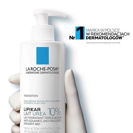 La Roche-Posay Lipikar Lait Urea 10% Nawilżające mleczko do ciała z 10% mocznikiem 400 ml