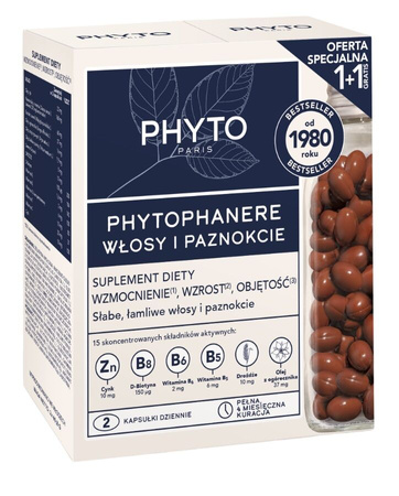 PHYTO Phytophanere kapsułki 2 x 120 szt. Zestaw Promocyjny