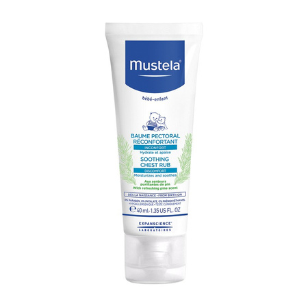 Mustela Bebe-Enfant Kojący balsam do nacierania klatki piersiowej 40 ml
