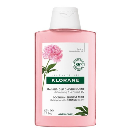 Klorane Szampon z organiczną piwonią 200 ml