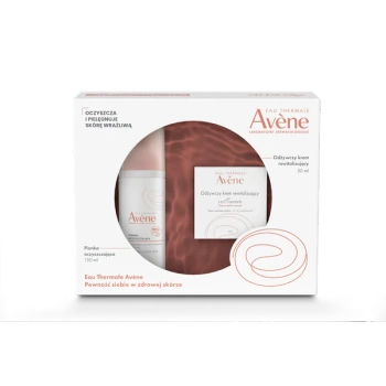 Avene Zestaw pianka oczyszczająca, 150 ml + Krem odżywczy, 50 ml