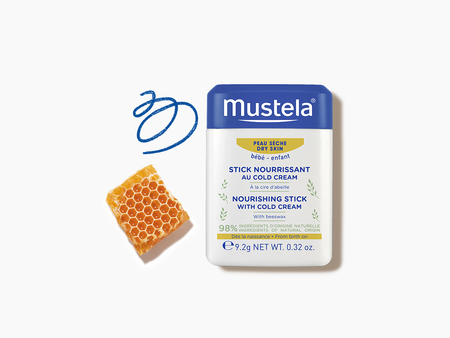 Mustela Bebe-Enfant Sztyft ochronny z Cold Cream i organicznym woskiem pszczelim 9,2 g