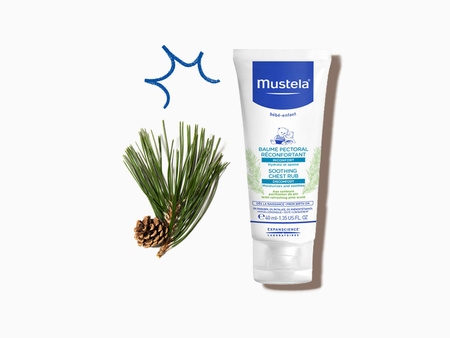 Mustela Bebe-Enfant Kojący balsam do nacierania klatki piersiowej 40 ml