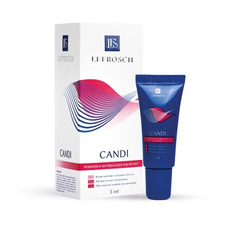 Lefrosch Candi Pomadka na pękające kąciki ust 5ml