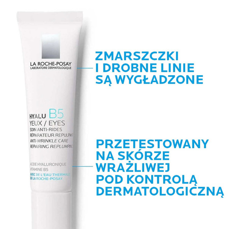 La Roche-Posay Hyalu B5 Przeciwzmarszczkowy krem pod oczy 15 ml