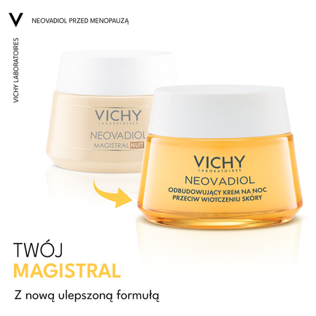 Vichy Neovadiol Magistral Odżywczy i modelujący owal twarzy krem na noc 50 ml