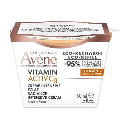 Avene Eau Thermale Vitamin Activ Cg Krem intensywnie rozświetlający 50 ml Opakowanie uzupełniające