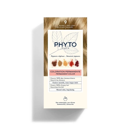 Phyto Color Farba do włosów 9 BARDZO JASNY BLOND 1opakowanie