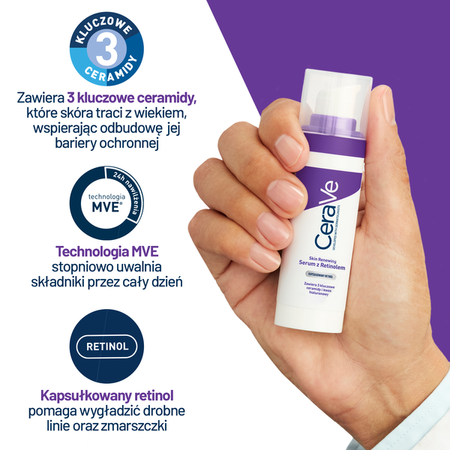 CeraVe Skin Renewing Serum z retinolem, 30 ml
