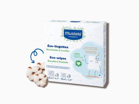 Mustela Bebe Eko-chusteczki wielokrotnego użytku 6 sztuk