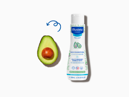 Mustela Bebe-Enfant Płyn "Bąbelkowa Kąpiel" z organicznym awokado 200 ml
