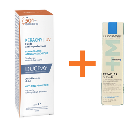 Ducray Keracnyl UV Fluid przeciwko niedoskonałościom SPF 50+ 50 ml