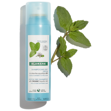 Klorane Szampon suchy z organiczną miętą nadwodną 2 x 150 ml