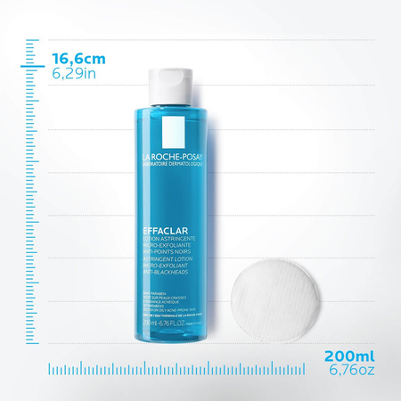 La Roche-Posay Effaclar Tonik złuszczający przeciw zaskórnikom 200 ml
