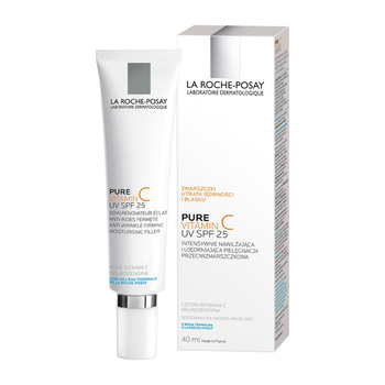 La Roche-Posay Pure Vitamin C UV SPF 25 Nawilżający krem przeciwzmarszczkowy z czystą witaminą C 40 ml