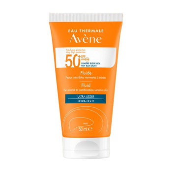 Avene Eau Thermale Fluid ochronny SPF 50+ do skóry normalnej i mieszanej 50 ml