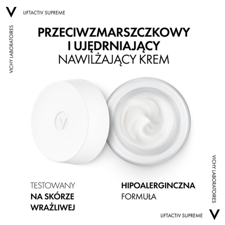 Vichy Liftactiv Supreme Przeciwzmarszczkowy krem ujędrniający do skóry normalnej i mieszanej 50 ml