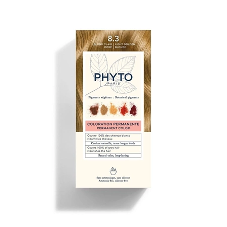Phyto Color Farba do włosów 8.3 JASNY ZŁOTY BLOND 1 opakowanie