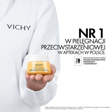 Vichy Neovadiol Postmenopauza Odżywczy krem na dzień przeciw przebarwieniom SPF 50 50 ml