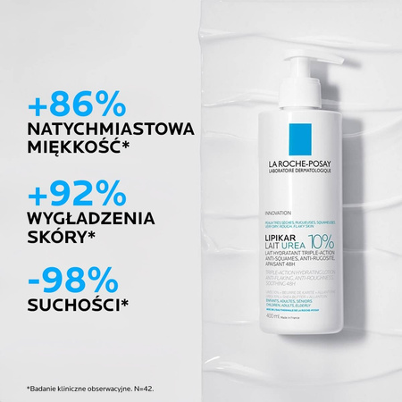 La Roche-Posay Lipikar Lait Urea 10% Nawilżające mleczko do ciała z 10% mocznikiem 400 ml