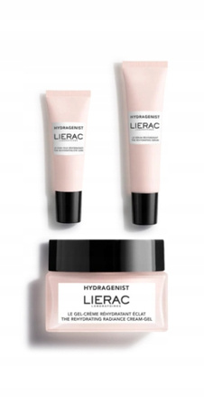 Lierac Hydragenist Krem-żel 50 ml + Serum 15 ml + Krem pod oczy 7,5 ml Zestaw Promocyjny 