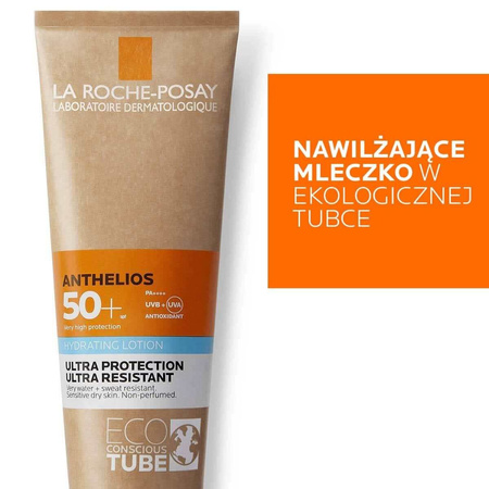 La Roche-Posay Anthelios Mleczko nawilżające do twarzy i ciała SPF 50+ 250 ml