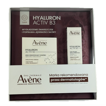 AVENE HYALURON ACTIV B3 Krem odbudowujący komórki 50ml + Krem pod oczy 15ml Zestaw promocyjny