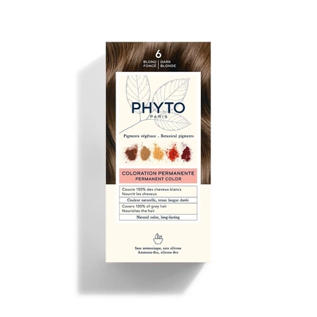 Phyto Color Farba do włosów 6 CIEMNY BLOND 1opakowanie