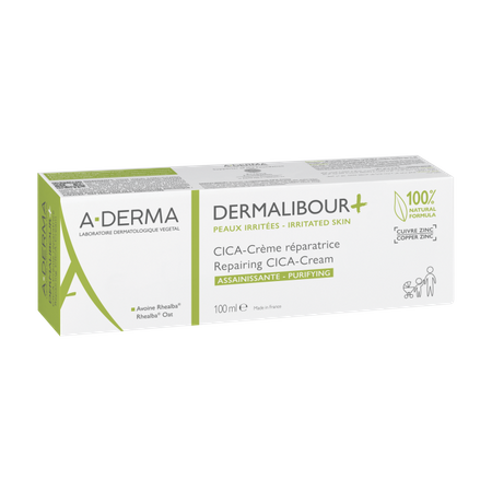 Aderma Dermalibour+ CICA Krem regenerujący do skóry podrażnionej od 1. dnia życia 100 ml