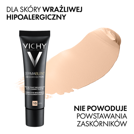 Vichy Dermablend 3D Podkład wyrównujący powierzchnię skóry 15 Opal 30 ml