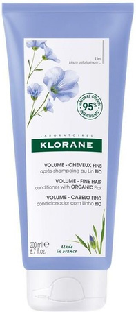 Klorane Odżywka z organicznym lnem 200 ml