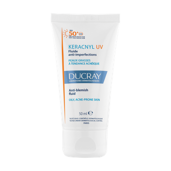 Ducray Keracnyl UV Fluid przeciwko niedoskonałościom SPF 50+ 50 ml