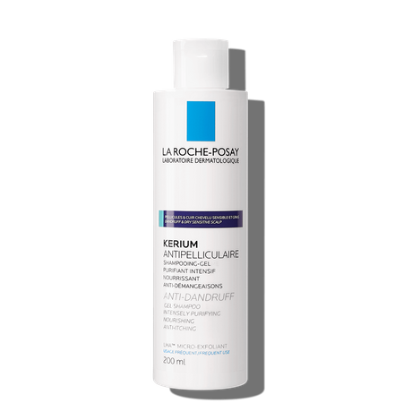 La Roche-Posay Kerium Szampon-żel przeciwłupieżowy włosy tłuste 200 ml