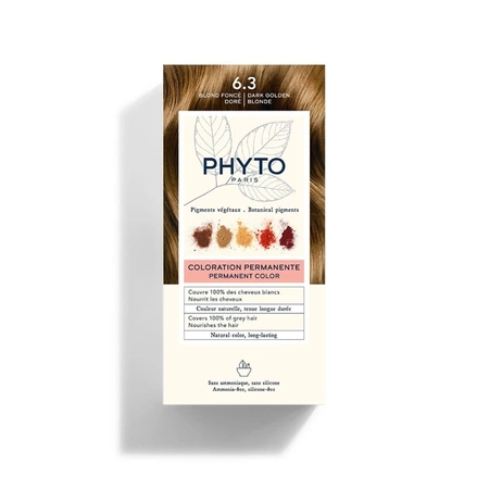 Phyto Color Farba do włosów 6.3 CIEMNY ZŁOTY BLOND 1 opakowanie