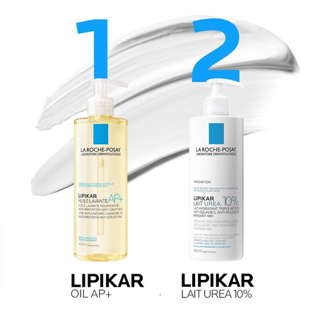 La Roche-Posay Lipikar Lait Urea 10% Nawilżające mleczko do ciała z 10% mocznikiem 400 ml