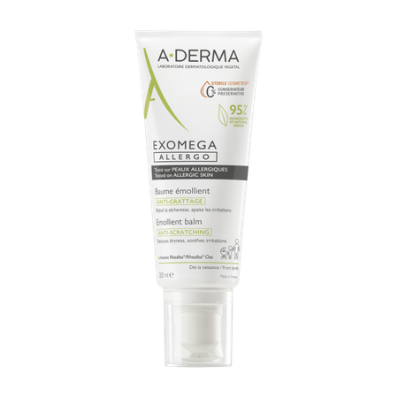 Aderma Exomega Allergo Balsam emolient kosmetyk sterylny 200 ml