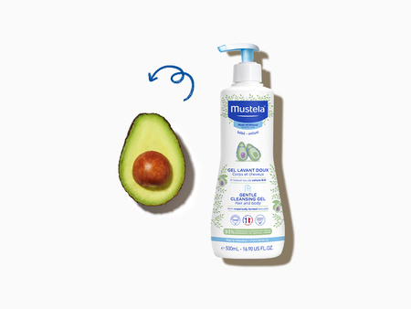 Mustela Bebe-Enfant Delikatny żel do mycia z organicznym awokado 500 ml