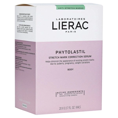 LIERAC PHYTOLASTIL Serum korygujące rozstępy x 20 ampułek